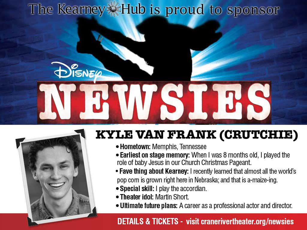 Crutchie: Kyle Van Frank